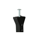Mec rack set kastbaarhouders zwart+kabel
